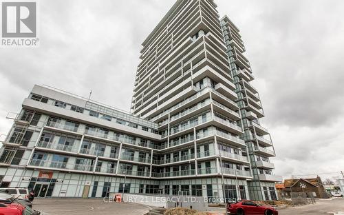 1606 - 65 Speers Road, Oakville, ON - Outdoor With Balcony With Facade