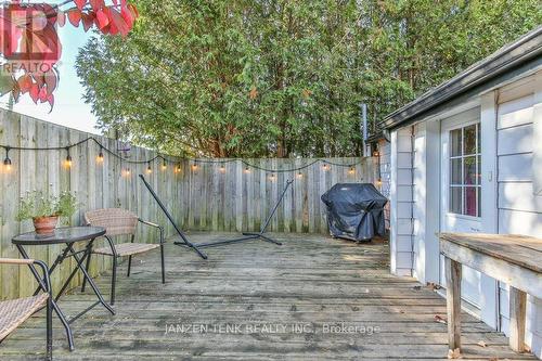 Fenced in back patio - 8 George Street, Norfolk (Langton), ON - Outdoor