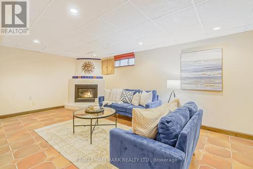 3 Langevin Crescent, Toronto, ON - Indoor With Fireplace