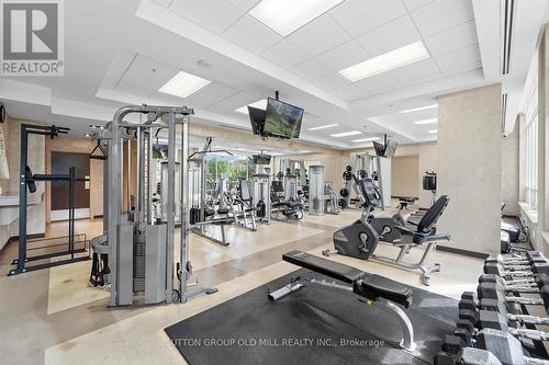 1008 - 75 North Park Road, Vaughan, ON - Indoor Photo Showing Gym Room