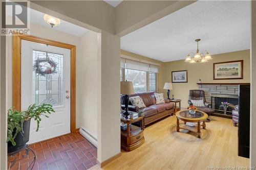 663 Hampton Road, Quispamsis, NB - Indoor Photo Showing Living Room With Fireplace