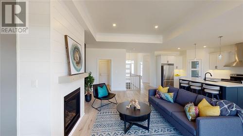 654 Ketter Way, Plympton-Wyoming, ON - Indoor Photo Showing Living Room With Fireplace