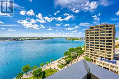 155 Front Street North Unit# 1408, Sarnia, ON - Outdoor With Body Of Water With View