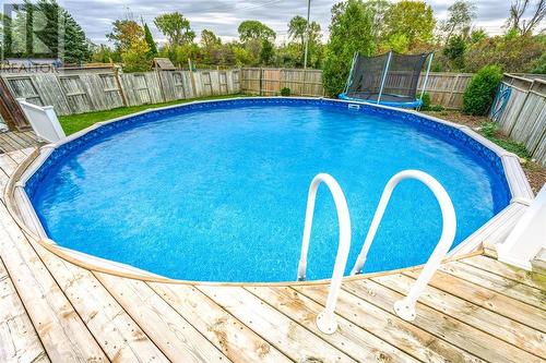 2715 Sandfield Crescent, Sarnia, ON - Outdoor With Above Ground Pool With Deck Patio Veranda With Backyard