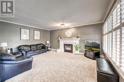 2715 Sandfield Crescent, Sarnia, ON - Indoor Photo Showing Living Room With Fireplace