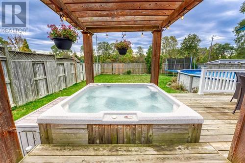 2715 Sandfield Crescent, Sarnia, ON - Outdoor With Above Ground Pool With Deck Patio Veranda With Exterior