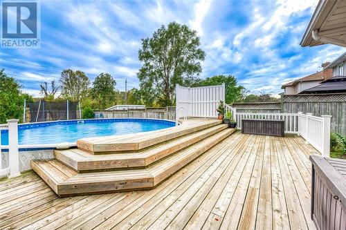 2715 Sandfield Crescent, Sarnia, ON - Outdoor With Above Ground Pool With Deck Patio Veranda With Exterior