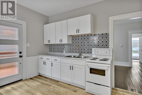 212 Park Street N, Peterborough (Downtown), ON - Indoor Photo Showing Kitchen With Double Sink