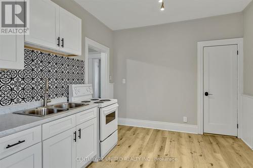 212 Park Street N, Peterborough (Downtown), ON - Indoor Photo Showing Kitchen With Double Sink