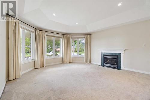 123 Mac Nab Street, Lambton Shores, ON - Indoor Photo Showing Living Room With Fireplace