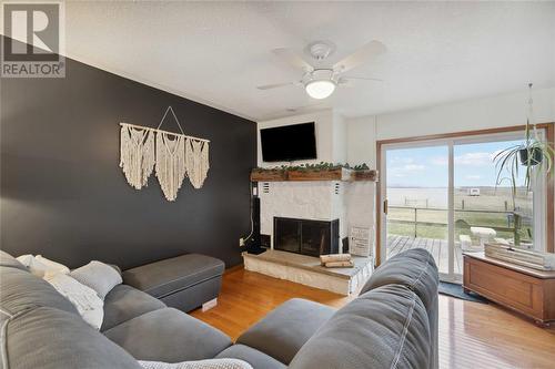 6396 La Salle Line, Warwick-Watford, ON - Indoor Photo Showing Living Room With Fireplace