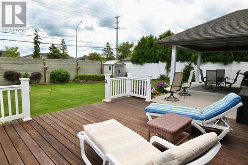 298 Sawgrass Place, Sarnia, ON - Outdoor With Deck Patio Veranda