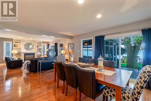 2987 St Clair Parkway, St Clair, ON - Indoor Photo Showing Dining Room With Fireplace