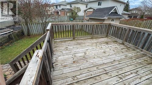 Yard with large deck - 59 Montana Way, Ottawa, ON - Outdoor