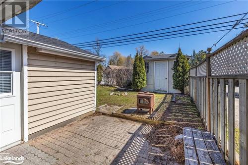 View of patio with a shed - 72 57Th Street N, Wasaga Beach, ON 