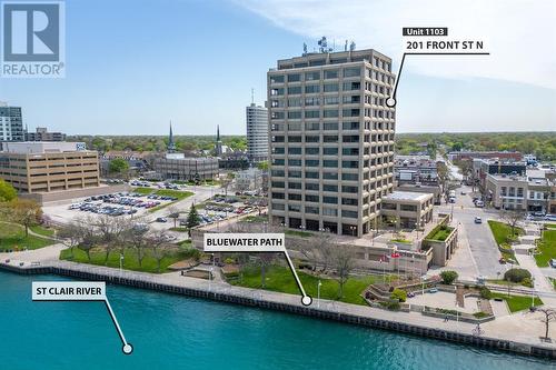 201 Front Street North Unit# 1103, Sarnia, ON - Outdoor With View