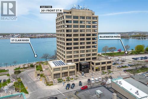 201 Front Street North Unit# 1103, Sarnia, ON - Outdoor With Body Of Water With View