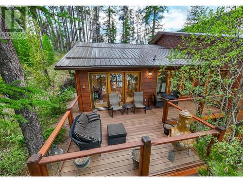 3023 Westside Road, Moyie, BC - Outdoor With Deck Patio Veranda With Exterior