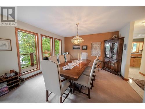 3023 Westside Road, Moyie, BC - Indoor Photo Showing Dining Room