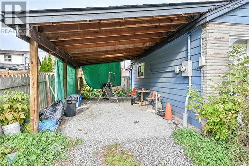 View of carport - 97 Evans Street, Hamilton, ON 