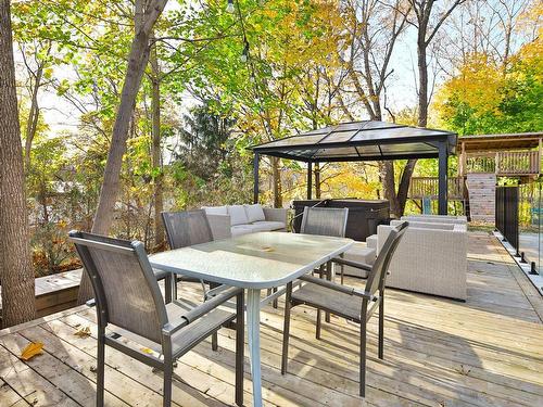 Backyard - 15 Rue Lafontaine, Chambly, QC - Outdoor With Deck Patio Veranda