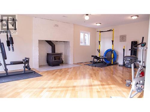 1382 Cypress Drive, Sparwood, BC - Indoor Photo Showing Gym Room