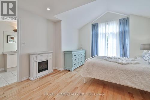 60 Matthew Boyd Crescent, Newmarket, ON - Indoor Photo Showing Bedroom With Fireplace