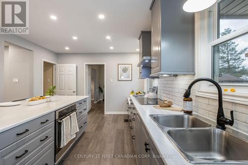 1208 Guildwood Boulevard, London, ON - Indoor Photo Showing Kitchen With Double Sink