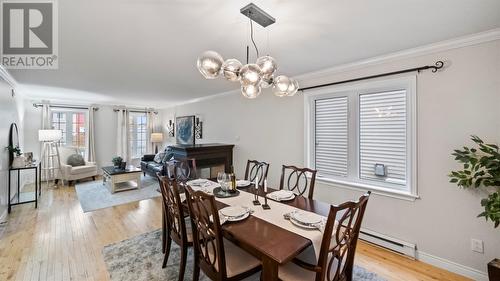 29 Musgrave Street, St. John'S, NL - Indoor Photo Showing Dining Room With Fireplace