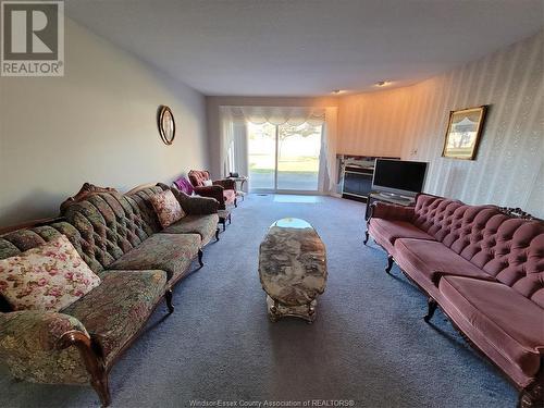 9770 Menard, Windsor, ON - Indoor Photo Showing Living Room With Fireplace