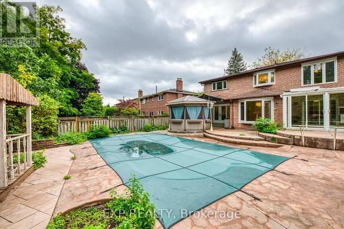 1135 Montrose Abbey Drive, Oakville, ON - Outdoor With In Ground Pool With Deck Patio Veranda With Backyard