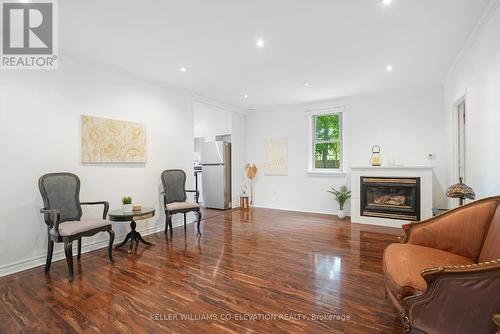 1136 Bronte Road, Oakville, ON - Indoor Photo Showing Living Room With Fireplace