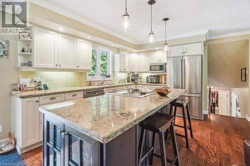 758169 Girl Guide Road, Georgian Bluffs, ON - Indoor Photo Showing Kitchen With Double Sink With Upgraded Kitchen