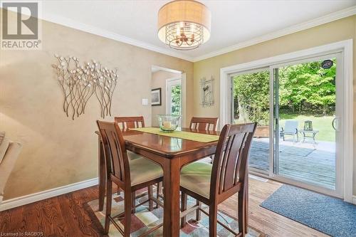 758169 Girl Guide Road, Georgian Bluffs, ON - Indoor Photo Showing Dining Room