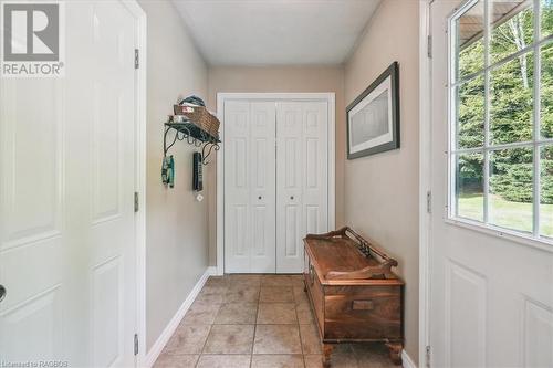 Mudroom off dining room, leading to garage & back deck - 758169 Girl Guide Road, Georgian Bluffs, ON - Indoor Photo Showing Other Room