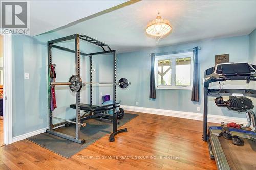 639 Brethour Road, Hastings Highlands, ON - Indoor Photo Showing Gym Room