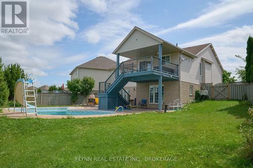 8207 Beaver Glen Drive, Niagara Falls (213 - Ascot), ON - Outdoor With In Ground Pool With Deck Patio Veranda With Backyard