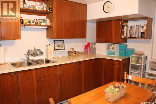 602 Mountain Street, Moosomin, SK - Indoor Photo Showing Kitchen With Double Sink