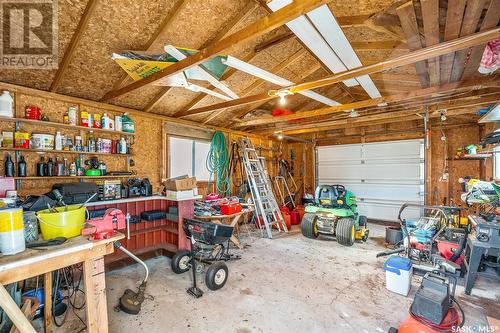 708 Tatanka Drive, Buffalo Pound Lake, SK - Indoor Photo Showing Garage