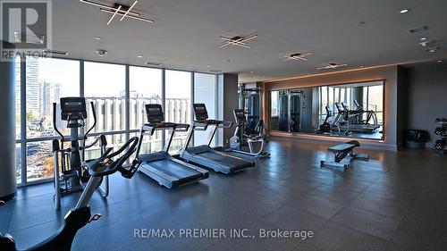 808 - 15 Lynch Street, Brampton, ON - Indoor Photo Showing Gym Room