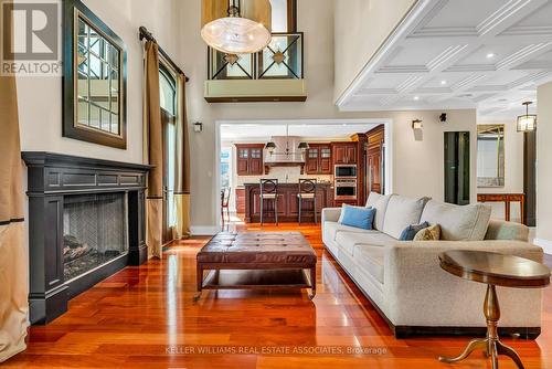 230 Winterborne Gate, Mississauga, ON - Indoor Photo Showing Living Room With Fireplace