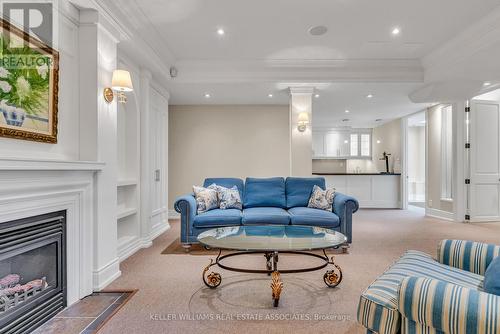 230 Winterborne Gate, Mississauga, ON - Indoor Photo Showing Living Room With Fireplace