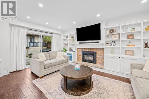 2401 Coventry Way, Burlington, ON - Indoor Photo Showing Living Room With Fireplace