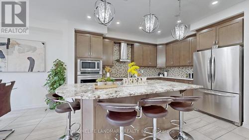 1316 Whitney Terrace, Milton, ON - Indoor Photo Showing Kitchen With Stainless Steel Kitchen With Upgraded Kitchen