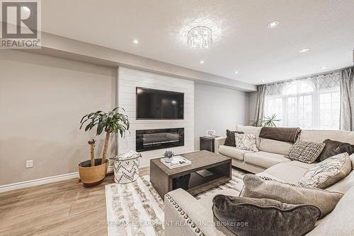 81 Mayland Trail, Hamilton, ON - Indoor Photo Showing Living Room With Fireplace