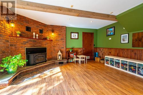 19 8Th Concession Road E, Hamilton, ON - Indoor With Fireplace