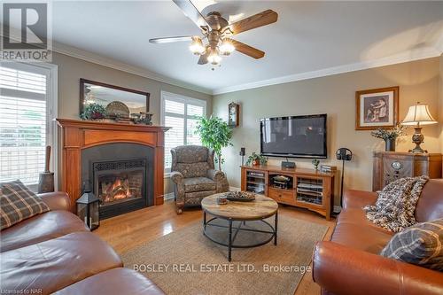 20 Robertson Road, Niagara-On-The-Lake, ON - Indoor Photo Showing Living Room With Fireplace