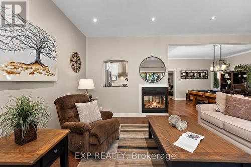 21 Pinery Lane, Georgina, ON - Indoor Photo Showing Living Room With Fireplace