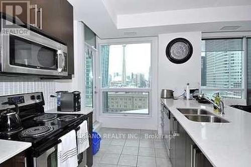 1507 - 1 Scott Street, Toronto, ON - Indoor Photo Showing Kitchen With Double Sink