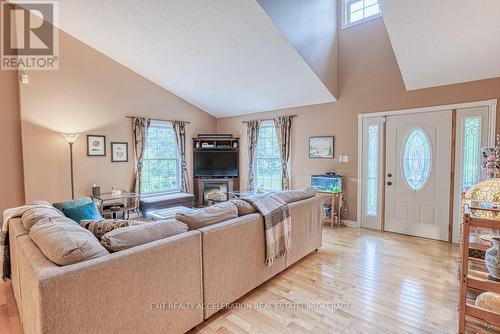 390 Denridge Road, Stone Mills, ON - Indoor Photo Showing Living Room With Fireplace